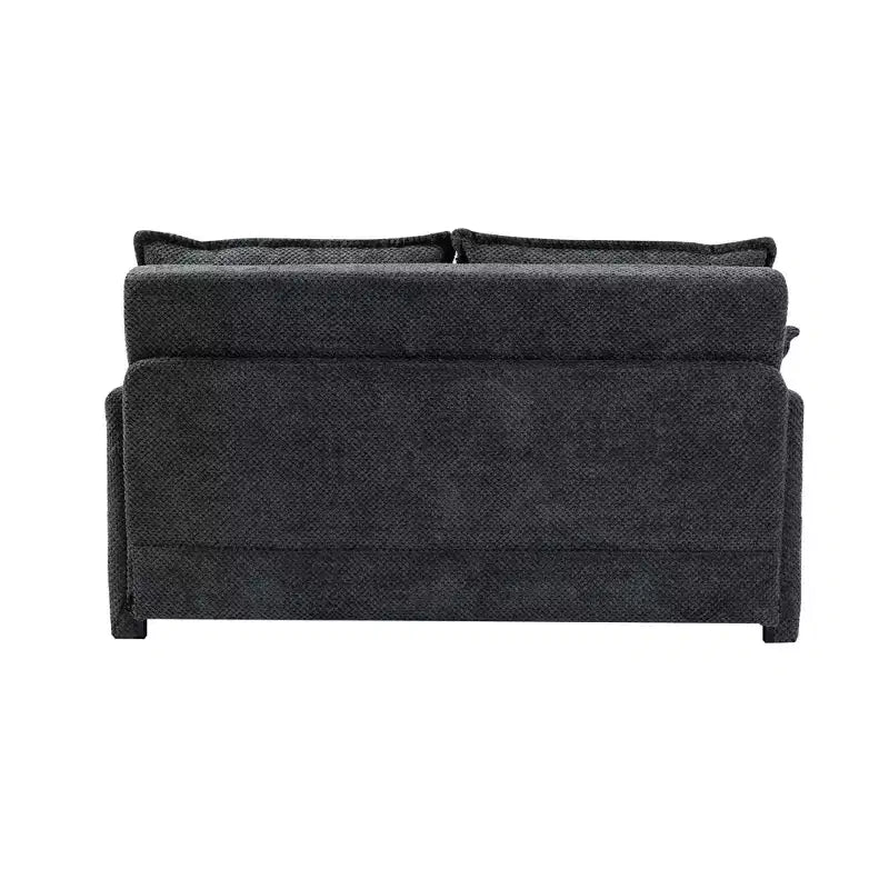 59.5/73.6W Pull Out Sofa Bed, Corduroy Convertible Sleeper Sofa Couch with Side Storage & USB Charging Station - ModernLuxe