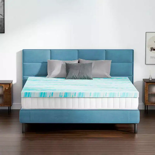 2 Inch King Size Experience Ultimate Comfort with Our Blue Memory Foam Soft Mattress C Premium Sleep Solution